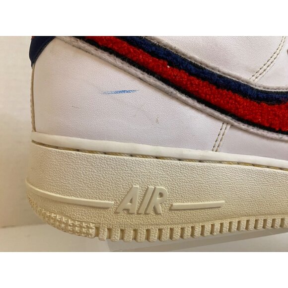 Nike Air Force 1‎ Low 3D Chenille Swoosh Men\'s Size 12 White Red Blue 823511-106 main image 9